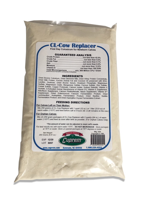 Bag of CL Cow Replacer