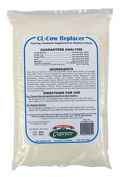 CL Cow Replacer bag